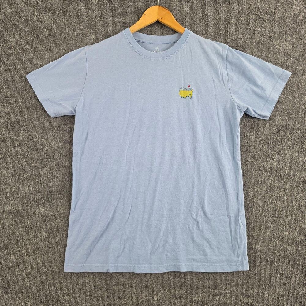 Masters Shirt Mens Small Blue 2024 Tournament Graphic Tee Augusta Golf Club